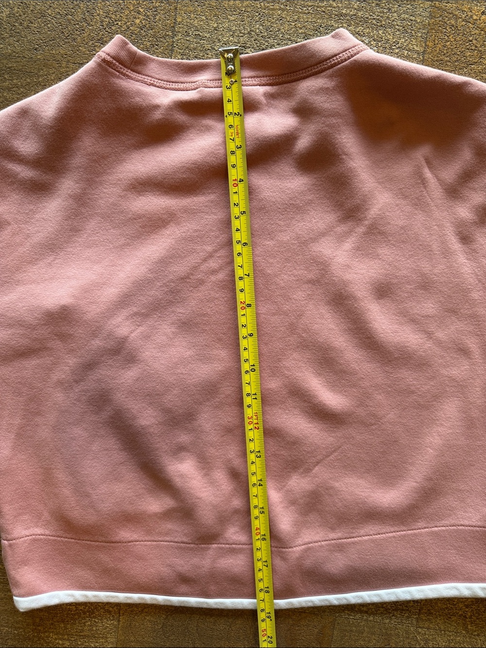 Nike Women's Dusty Rose Crewneck Sweatshirt with White Accents size S - Picture 6 of 8